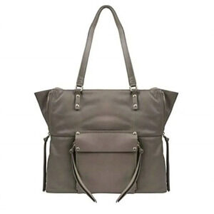 Kooba Leather Everette Tote Bag Taupe